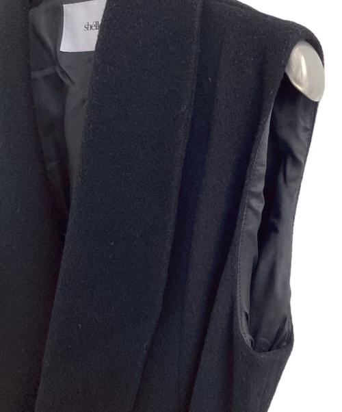 sheller（シェリエ）sheller (シェリエ) ロングジレ ブラック サイズ:Fの古着・服飾アイテム