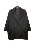 EVERYDAY I LIKE.エヴリデイ アイ ライク）の古着「Short Double/ショートダブルコート」｜ブラック