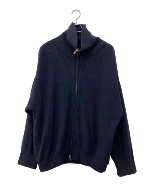 MUSE de Deuxieme Classe（ミューズ ドゥーズィエム クラス）MUSE de Deuxieme Classe (ミューズ ドゥーズィエム クラス) OLBIA ロングジップ ブルゾン ネイビー サイズ:Freeの古着・服飾アイテム