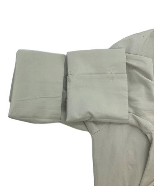 JIL SANDER NAVY（ジルサンダー ネイビー）JIL SANDER NAVY (ジルサンダー ネイビー) vネックワンピース パステルグリーン サイズ:36の古着・服飾アイテム