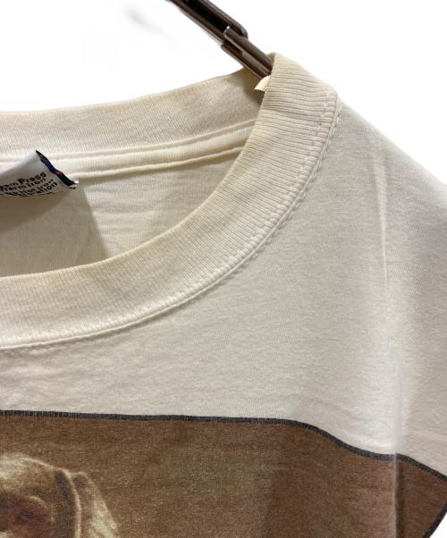 artwear collection（アートウェアコレクション）artwear collection (アートウェアコレクション) William Wegman Mascot Tシャツ ホワイト サイズ:Lの古着・服飾アイテム