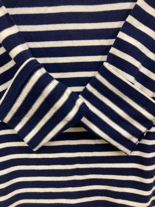 SAINT JAMES（セントジェームス）SAINT JAMES (セントジェームス) バスクシャツ ネイビー サイズ:SMサイズの古着・服飾アイテム