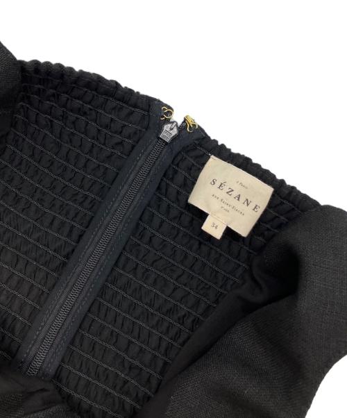 SEZANE（セザンヌ）SEZANE (セザンヌ) ワンピース ブラック サイズ:34の古着・服飾アイテム