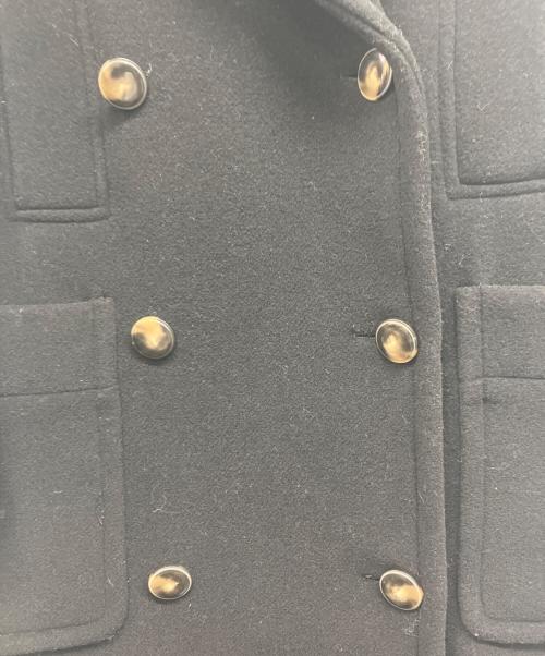 SEZANE（セザンヌ）SEZANE (セザンヌ) クラシック襟ロングコート ブラック サイズ:34の古着・服飾アイテム