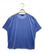 23区ニジュウサンク）の古着「シアーベロア リラックス Tシャツ」｜ブルー
