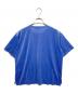 23区 (ニジュウサンク) シアーベロア リラックス Tシャツ ブルー サイズ:38：4000円