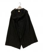 s'yteサイト）の古着「クイーンコード2WAYラップッスカートポンチョ」｜ブラック