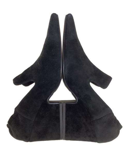 RIM.ARK（リムアーク）RIM.ARK (リムアーク) Suede square toe heel ブラック サイズ:38の古着・服飾アイテム