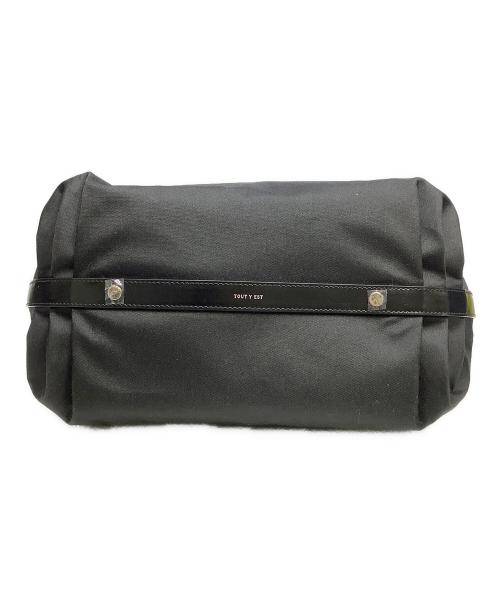TOUT Y EST（トゥティエ）TOUT Y EST (トゥティエ) SAC CANOT TOILE ブラックの古着・服飾アイテム