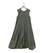 SYSORUSシソラス）の古着「ノースリーブAラインバルーンロングワンピース」｜グレー