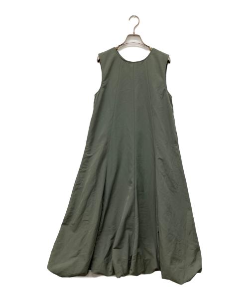 SYSORUS（シソラス）SYSORUS (シソラス) ノースリーブAラインバルーンロングワンピース グレー サイズ:Freeの古着・服飾アイテム