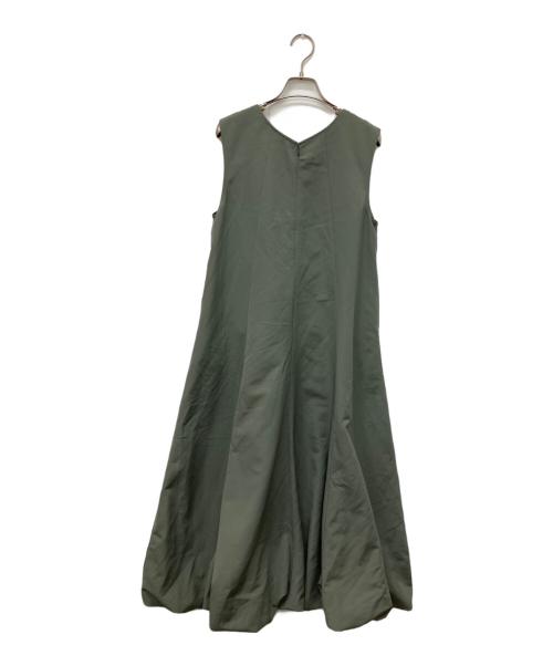 SYSORUS（シソラス）SYSORUS (シソラス) ノースリーブAラインバルーンロングワンピース グレー サイズ:Freeの古着・服飾アイテム
