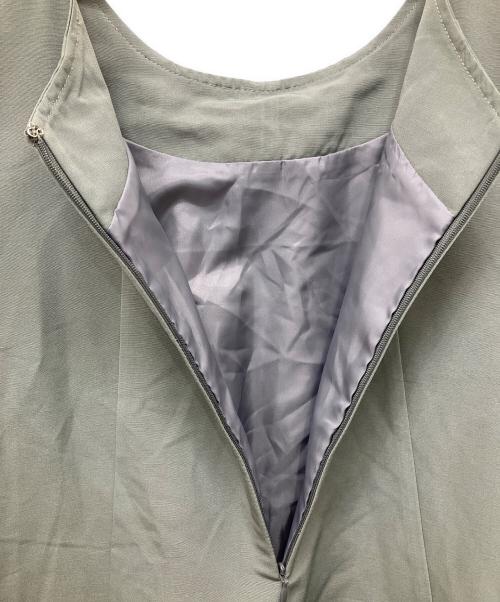 SYSORUS（シソラス）SYSORUS (シソラス) ノースリーブAラインバルーンロングワンピース グレー サイズ:Freeの古着・服飾アイテム