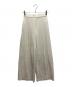 theory（セオリー）の古着「Fine Smooth JSY HW Wide Pant GD」｜アイボリー