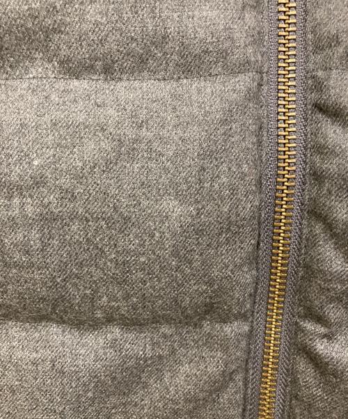 ANAYI（アナイ）ANAYI (アナイ) ファーリバーシブルダウンベスト グレー サイズ:SIZE 38の古着・服飾アイテム