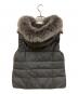 ANAYI (アナイ) ファーリバーシブルダウンベスト グレー サイズ:SIZE 38：6000円
