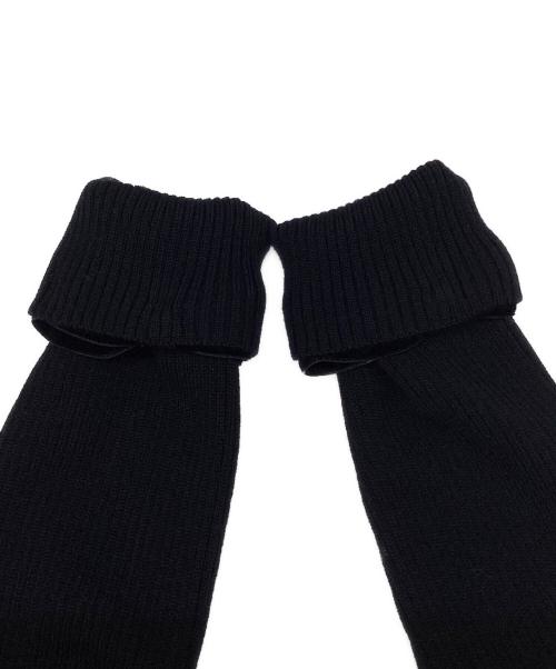 Rene（ルネ）Rene (ルネ) フリルニットワンピース ブラック サイズ:36の古着・服飾アイテム