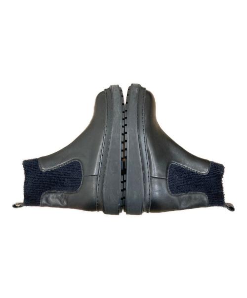 LANVIN en Bleu（ランバンオンブルー）LANVIN en Bleu (ランバンオンブルー) サイドゴアブーツ ブラック サイズ:SIZE Lの古着・服飾アイテム