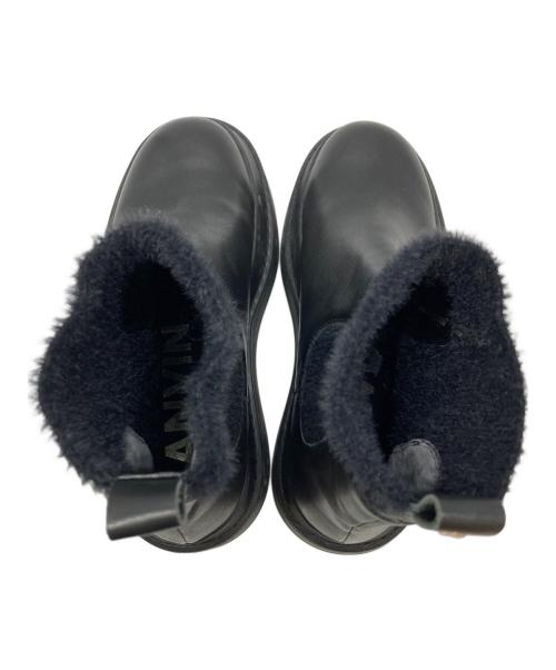 LANVIN en Bleu（ランバンオンブルー）LANVIN en Bleu (ランバンオンブルー) サイドゴアブーツ ブラック サイズ:SIZE Lの古着・服飾アイテム