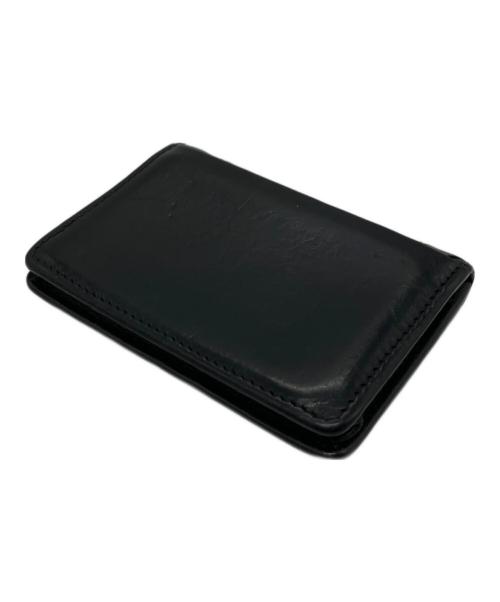 BOTTEGA VENETA（ボッテガベネタ）BOTTEGA VENETA (ボッテガベネタ) イントレチャート　カードケース ブラックの古着・服飾アイテム