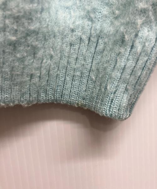 ROUTINE（ルーティン）ROUTINE (ルーティン) シャギーウールカーディガン ブルー サイズ:Fの古着・服飾アイテム