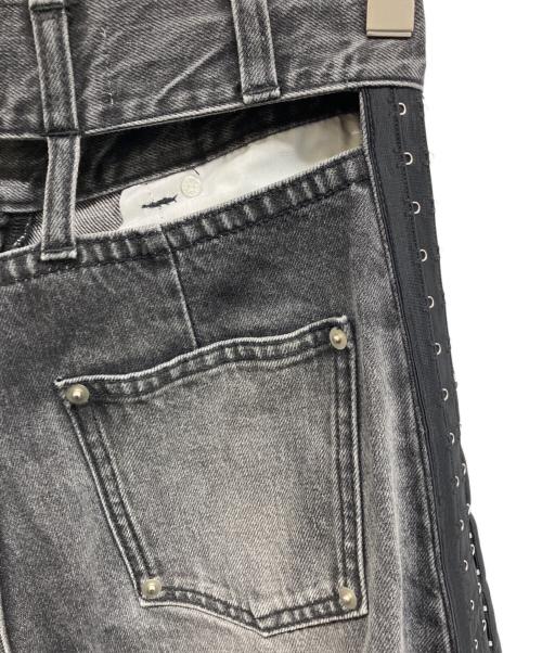 PRANK PROJECT（プランクプロジェクト）PRANK PROJECT (プランクプロジェクト) Side Hook Denim ブラック サイズ:36の古着・服飾アイテム