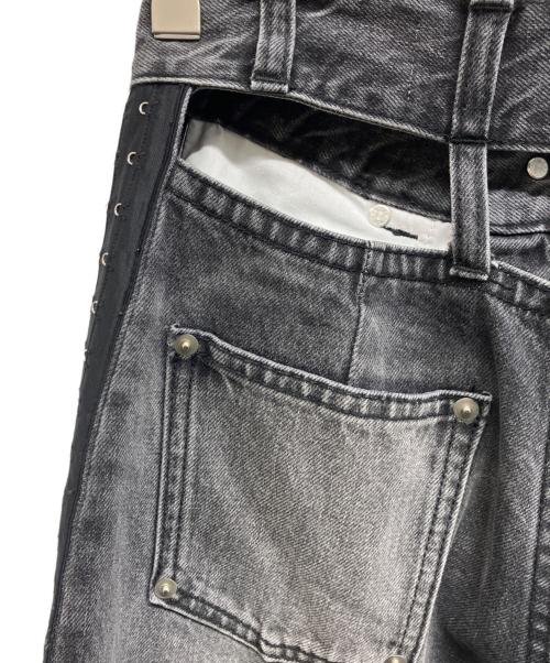 PRANK PROJECT（プランクプロジェクト）PRANK PROJECT (プランクプロジェクト) Side Hook Denim ブラック サイズ:36の古着・服飾アイテム