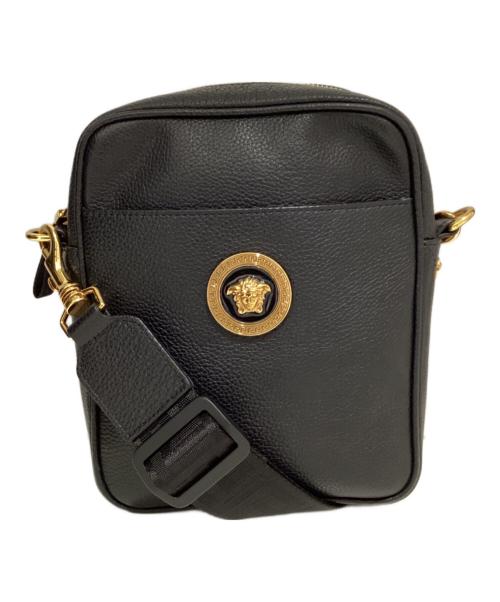 VERSACE（ヴェルサーチェ）VERSACE (ヴェルサーチェ) メデューサショルダーバッグ ブラックの古着・服飾アイテム
