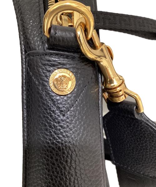 VERSACE（ヴェルサーチェ）VERSACE (ヴェルサーチェ) メデューサショルダーバッグ ブラックの古着・服飾アイテム
