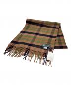 JOHNSTONS OF ELGIN×UNITED ARROWSジョンストンズオブエルガン×ユナイテッドアローズ）の古着「カシミヤマフラー」｜ブラウン