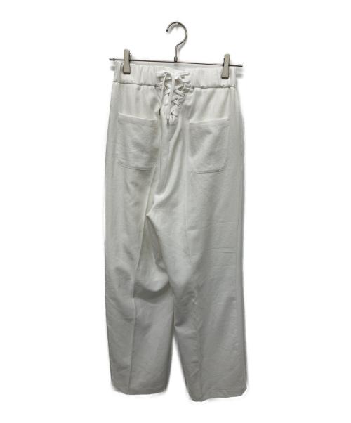 RIM.ARK（リムアーク）RIM.ARK (リムアーク) Back lace-up PT ホワイト サイズ:36の古着・服飾アイテム