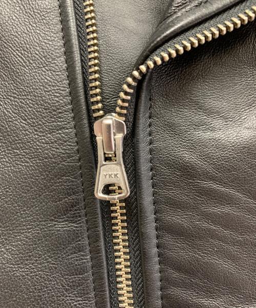 RADIO EVA（ラヂオエヴァ）RADIO EVA (ラヂオエヴァ) RADIO EVA　XIII Leather Riders Jacket ブラック サイズ:Lの古着・服飾アイテム