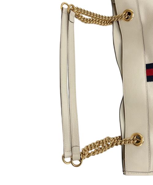 GUCCI（グッチ）GUCCI (グッチ) トートバッグ ホワイトの古着・服飾アイテム