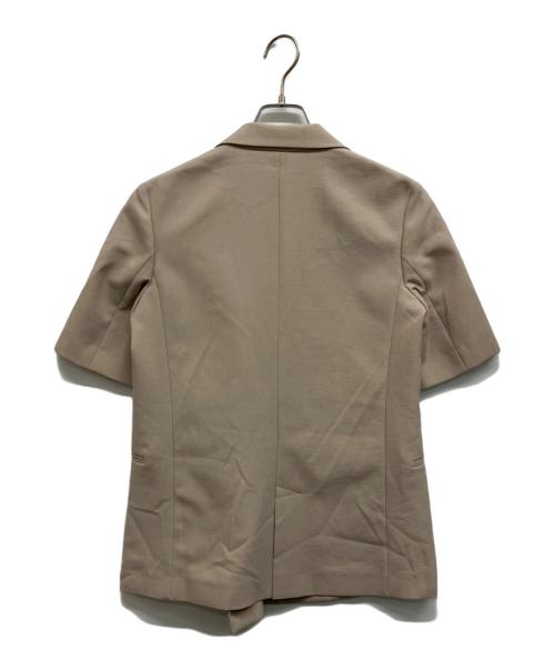 uncrave（アンクレイヴ3.）uncrave (アンクレイヴ3.) ウォッシャブルドライサップハーフスリーブジャケット ベージュの古着・服飾アイテム