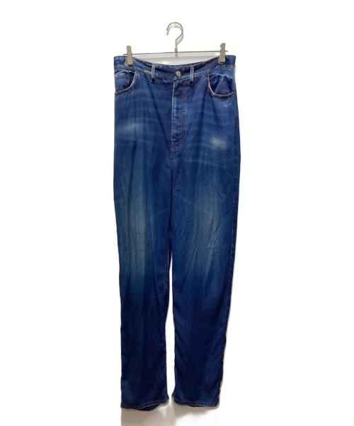 BALENCIAGA（バレンシアガ）BALENCIAGA (バレンシアガ) トロンプルイユパンツ インディゴ サイズ:Mの古着・服飾アイテム