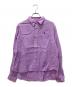 POLO RALPH LAUREN（ポロ・ラルフローレン）の古着「ワイドクロップドリネンシャツ」｜パープル