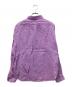 POLO RALPH LAUREN (ポロ・ラルフローレン) ワイドクロップドリネンシャツ パープル サイズ:XS：6000円