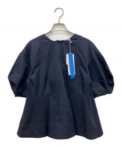 中古・古着通販】PRADA (プラダ) シルクボウタイブラウス ブラック