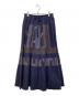 儀右衛門（ギエモン）の古着「パッチワークスカート」｜ネイビー