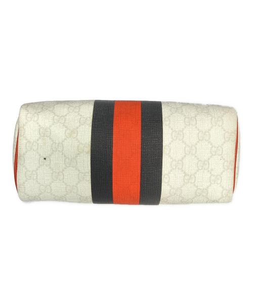 GUCCI（グッチ）GUCCI (グッチ) ミニボストンバッグ ホワイト×オレンジの古着・服飾アイテム