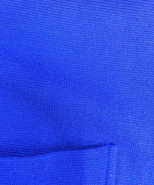 Yves Saint Laurent（イヴサンローラン）Yves Saint Laurent (イヴサンローラン) ニットジャケット ブルー サイズ:Ｍの古着・服飾アイテム