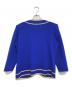 Yves Saint Laurent (イヴサンローラン) ニットジャケット ブルー サイズ:Ｍ：10000円