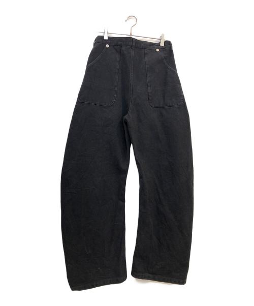 CONZ（コンズ）CONZ (コンズ) ダックカーブパンツ ブラック サイズ:2の古着・服飾アイテム