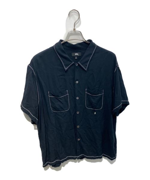 stussy（ステューシー）stussy (ステューシー) Contrast Pick Stitched　1110235 ネイビー サイズ:Lの古着・服飾アイテム