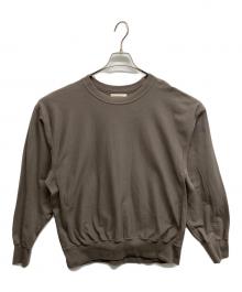 BLURHMS（ブラームス）の古着「Light Sweat Crew-neck P O」｜グレー