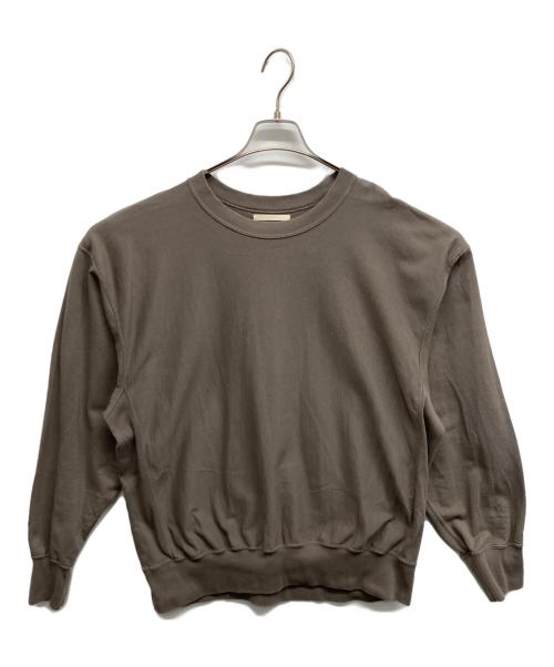 BLURHMS（ブラームス）blurhms (ブラームス) Light Sweat Crew-neck P O グレー サイズ:2の古着・服飾アイテム