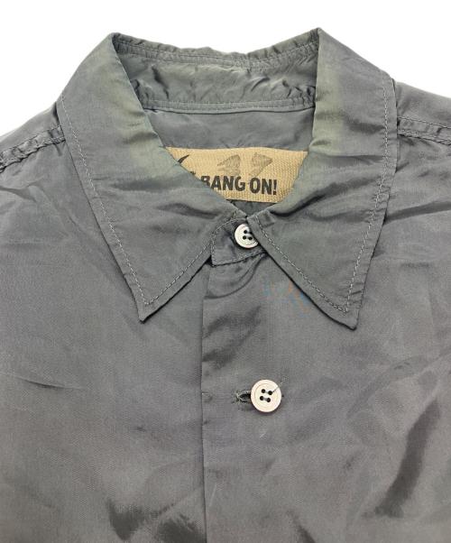 Y's BANG ON!（ワイズバングオン！）Y's BANG ON! (ワイズバングオン！) キュプラツイル半袖シャツ　YA-B37-256 グレー サイズ:２の古着・服飾アイテム