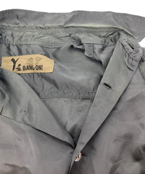 Y's BANG ON!（ワイズバングオン！）Y's BANG ON! (ワイズバングオン！) キュプラツイル半袖シャツ　YA-B37-256 グレー サイズ:２の古着・服飾アイテム