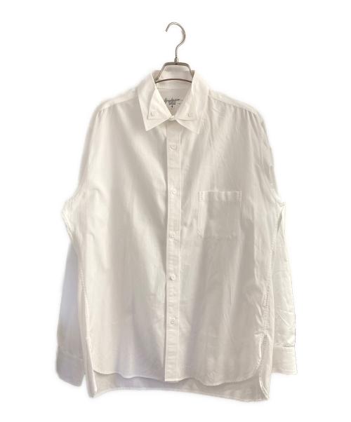 Yohji Yamamoto pour homme（ヨウジヤマモト プールオム）Yohji Yamamoto pour homme (ヨウジヤマモト プールオム) 二重襟ブラウス ホワイト サイズ:4の古着・服飾アイテム