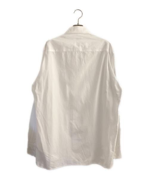 Yohji Yamamoto pour homme（ヨウジヤマモト プールオム）Yohji Yamamoto pour homme (ヨウジヤマモト プールオム) 二重襟ブラウス ホワイト サイズ:4の古着・服飾アイテム